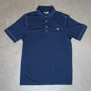 Callaway. Men's Small. Golf Polo. Navy Blue.